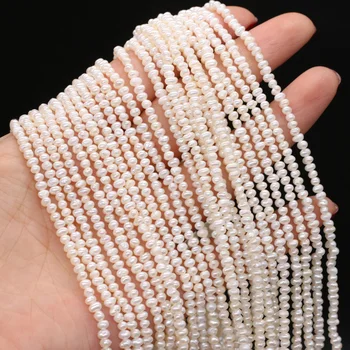 Naturlige Ferskvands Perle-Perler Kartoffel form af Løs isolering Perler Til smykker at gøre DIY-halskæde og armbånd tilbehør se2-3mm