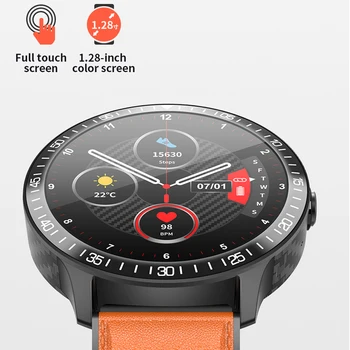 Moka SmartWatch Mænd Fashion Bluetooth Opkald Smartwatch IP67 Vandtæt Temperatur Overvåge Hjertet RateTracker for Andorid iOS