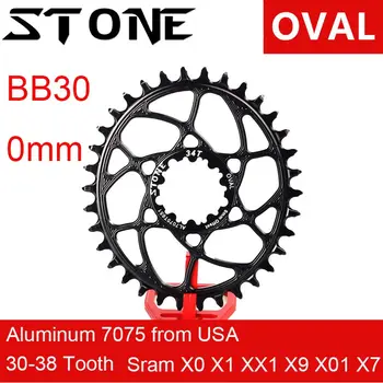 Sten Oval Klinge 0 mm Offset XX1 Eagle X01 X7 X0 X9 S1400 30T 32 34 36T bike Cykel Direkte Mount Chainwheel for Sram BB30