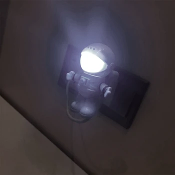 2020 Nye Astronaut USB-Nat Lys Nyhed LED Bærbar Belysning Spaceman Form, som kan indstilles i Computer, Bærbare PC, Usb-Lampe