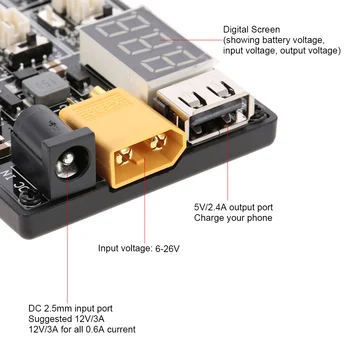 6in1 1S LiPo LiHV Parallel Oplader yrelsen XT60 Input til Bladet Inductrix E010 Drone Micro JSO 1.25 JSO-PH 2.0 Batteri