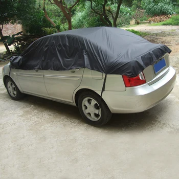 Universal Bil Dækning af Solens UV-Sne, Støv, Regn Resistente over Halvdelen Dækker 3 Størrelser Bil Protector Bil Tilbehør