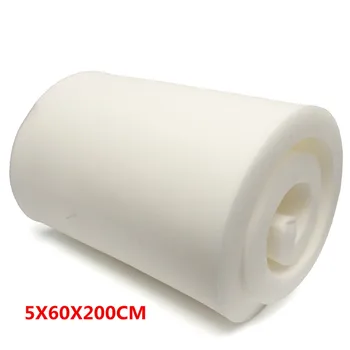 Hvid High Density Skum Sæde Gummi Udskiftning Polyurethan Polstring Pude Skum Pad Fast Skum Ark Cushion Pads 200X60X5cm