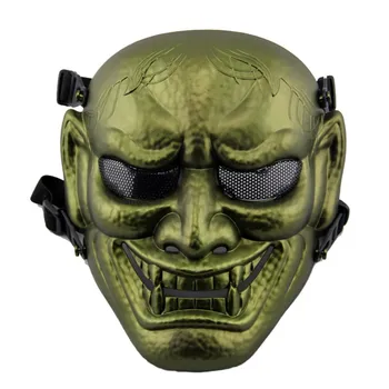 Japansk Spøgelse Konge Samurai Militære Taktiske Kraniet Full Face-Maske Paintball Airsoft Wargame Cosplay Halloween Beskyttende Skjold