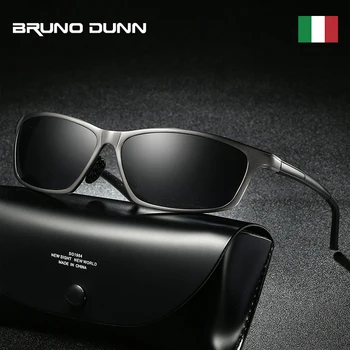 Bruno Dunn solbriller Mænd Polariseret Brand Design Solen Glases lunette de soleil homme zonnebril mannen oculos de sol masculino