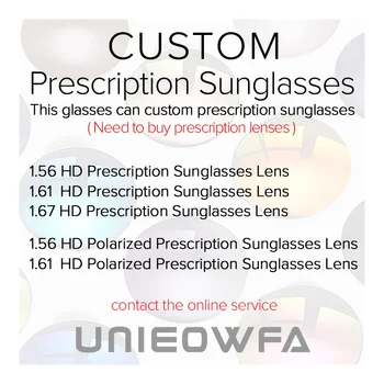 UNIEOWFA Pladsen Recept Polariserede Solbriller Mænd Optisk Nærsynethed Polaroid solbriller Til Mænd UV400 Goggle Kørsel Briller
