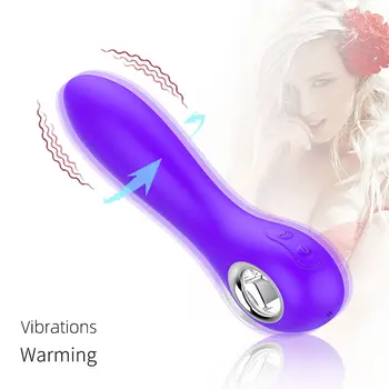 G Spot Dildo Vibrator Til Kvinder Smart Varme Sikker Silikone Stimulation Vagina, Klitoris Stimulator Kvindelige Masturbator Sex Toy Vibrat