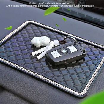 Bilens Instrumentbræt Blomst Diamant Anti-Slip Mat Til Telefonen Solbriller Holder Sticky Pad Non-Slip Mat Bil, Indretning Og Tilbehør