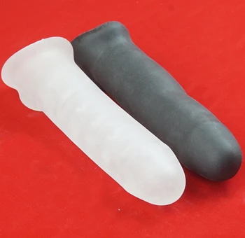 Silikone Penis Hylster Omkreds Extender,Elastisk Kerne Bolden Tugging Erection Enhancer,Genanvendelige Kondom,Sex Legetøj Til Mænd