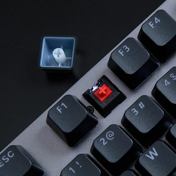 MIIIW Gaming Mekanisk Tastatur 600K 104Keys Red Skifte USB-Kabel 6-Tilstand Hvid LED-Baggrundsbelysning Tastatur Til kontorbrug