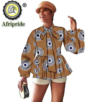 Kvinders Frakker Afrikansk Mode Tøj til Kvinder Ankara Print Full Sleeve Oversize Jakke Plus Size Tøj Outwear S2024008
