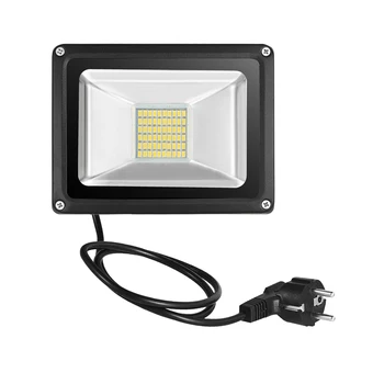 Nye 100W SMD LED Projektør Med EU Stik AC220V 7000lms LED Spot Light 100 Watt Led Flood Lys, Udendørs Belysning IP65 vandtæt