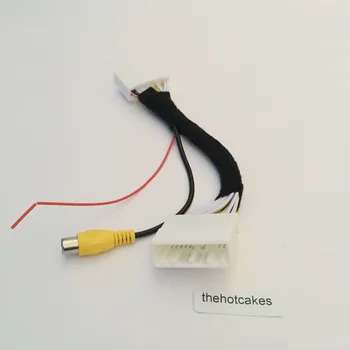 Thehotcakes Oprindelige Video-indgangskontakten RCA Adapter Stik-Wire Kabel Til Toyota Yaris / Scion iA 2013~2017 bakkamera