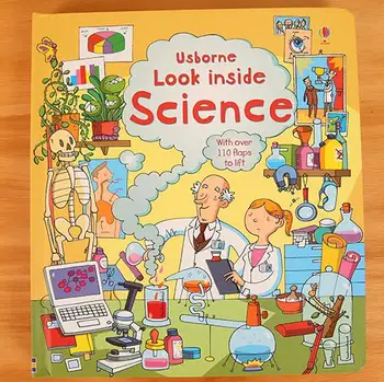 Engelske børn, bøger Kigge indenfor Videnskab baby pædagogisk Billede med over 110 flapper til at løfte gave til børn