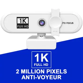 2K 4K-Konference PC-Webcam med Autofokus USB webkamera Bærbare computer Til Office Møde-Hjem Med Mic 1080P HD Web-Cam