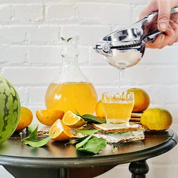 Køkken Værktøjer Citron Squeezers Rustfrit Stål Orange Juicer, Frugt Juice Rivaler Hurtig Håndtere Tryk På Værktøj Multifunktionelt Værktøj