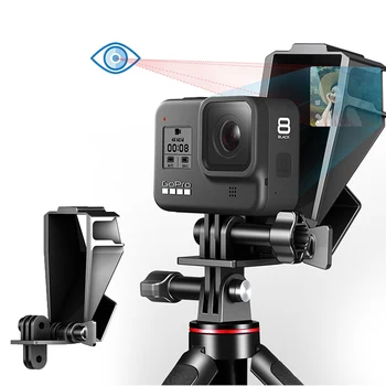 Ulanzi GoPro 5/6/7/8 Vlog Flip-Up Spejl Beslag Selfie Spejl Med Koldt Sko Flip Skærm Står For Sports Kamera Tilbehør