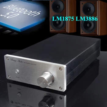 Bluetooth-forstærker i klasse D LM1875 eller LM3886 chip til hjemmet effektforstærker med Aluminium chassis