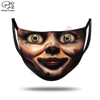 PLstar Kosmos Annabelle Ansigt 3Dprint Halloween Film Karakter ukrudt Horror Terror Michael Myers Cosplay Masker A-2