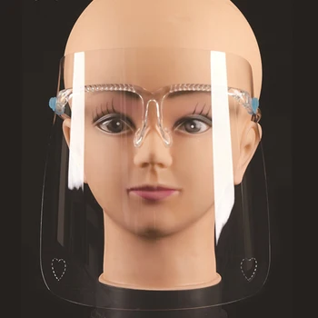 10stk Sikkerhed Fulde ansigtsskærm Genanvendelige Vaskbar Beskyttelse Cover Face Mask Hjelm