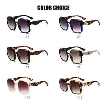 YOOSKE 2019 Mode Solbriller Kvinder Luksus Elegante Overdimensionerede solbriller Damer Vintage Firkantede Briller Kørsel Beskyttelsesbriller UV400