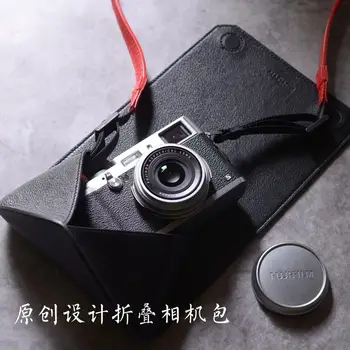 DSLR-Vandtæt læder Foto Kamera Taske foldning Tilfældet For Fuji Fuji, X100F X100T X100S X100v x100 LX100M2 Dlux7