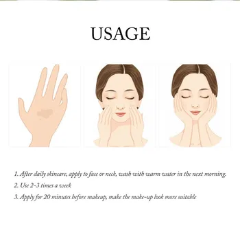 15 stykker Matcha Ingen vask Sovende Hydrate Mask Lysning af Anti-Aging Fugtgivende Olie-kontrol Formindske Porer Beroligende ansigtsmaske