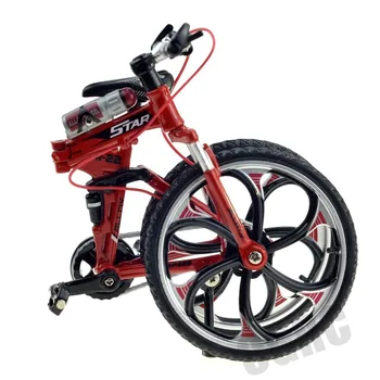 1:10 Legeret Metal Mountain Off-road Sammenklappelig Cykel Model Til 1/10 RC Crawler Bil TRX4 RC4WD D90 Axial Scx10 Dekoration