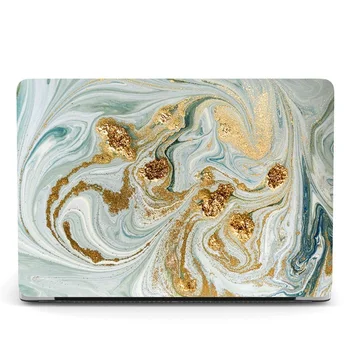 Marmor Case til Macbook Air Pro Retina 11 12 13 15 16 Glitter Laptop Cover til Macbook 13 tommer A1278 A1466 A1932 A2159 2018 2019