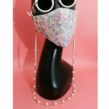 2021 Smarte Pearl perler briller kæde rem maske kæde holder sweater kæde Accessary