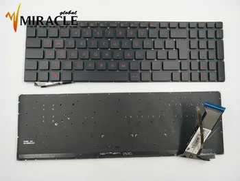 Reparation Du Livet Helt Nye latinske Tastatur til Asus FZ50JX GL752VW GL742VW LA/SP layout med røde bagbelyste Oprindelige samme som foto