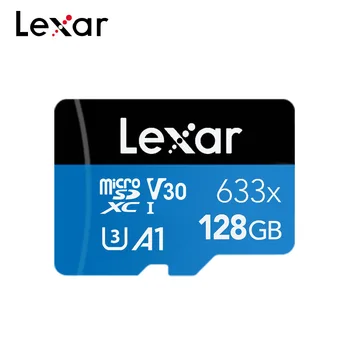 Original Lexar 633x Hukommelseskort 32 GB SDHC Class 10 Max læsehastighed 95M/s Micro SD-Kort 64GB 128GB U3 UHS-jeg V30 TF Microsd