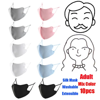 10stk Genanvendelige Maske Vinter Mund Maske til Voksne Barn Stof Facial Mask Bomuld Mascarillas Klud Masque