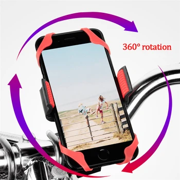 Cykel Telefonen Stå 360 Rotation Strækbar Cykel Klip Cykelstyr Støtte Til iPhone Samsung GPS-Mobil-Mobiltelefon-Holder
