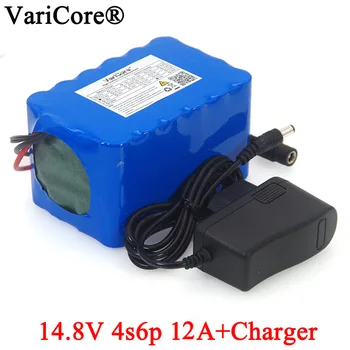 VariCore 14,8 V 12Ah 18650 li-iom batteri nat fiskeri lampen varmer miner ' s lampe forstærker batteri med BMS+16,8 V, 1A Oplader