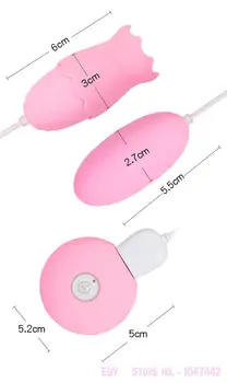 Dobbelt Anal 20 Hastigheder Vaginal Kugle Og Klitoris Brystvorte Vibrator, Hurtig Licking Tunge Vibrator Oral Sex Vibrador Sex Legetøj.