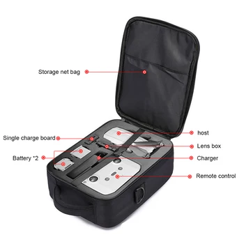 Bærbare Stødsikker Opbevaring bæretaske Skulder Taske til DJI Mavic Luft 2 Drone opbevaringspose har funktioner stødsikkert hot sal