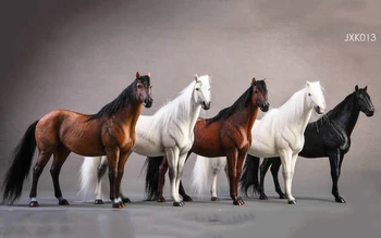 Om 21CM 1/12 scale simulation PVC varme blod hest Mounts Hest, animal model mount Kids Legetøj, boligindretning Indsamle Gave