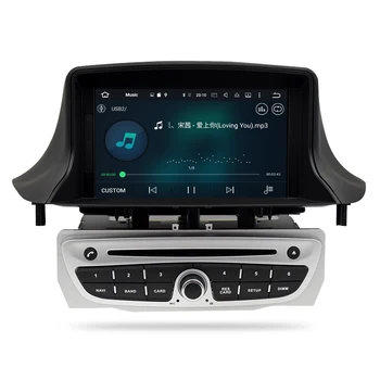 IPS-Skærm Android 10.0 Bil DVD-Afspiller Radio Mms-Stereo Til Renault Megane 3 Fluence 2009-WIFI Video, GPS-Navigation