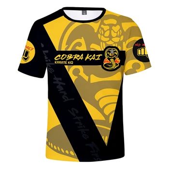 2021 Hot Salg Cobra Kai 3D Harajuku T-shirt Mænd er Kvinder er Toppe, Mode børne-T-shirt Afslappet Sommer Hip Hop Cool T-shirt