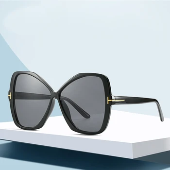 HBK 2020 Klassiske Overdimensionerede Solbriller Kvinder Mænd Retro Brand Designer Gradient Sol Briller Nuancer Damer Store Billede Solbrille UV400