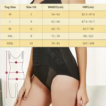 Kvinder med Høj Talje, Mave Mave Kontrol Trusser Foran Lukning Mesh Slankende Shapewear M-3XL Organ Shaperen