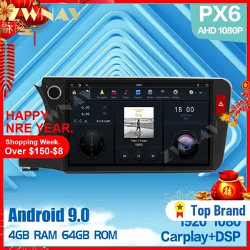 PX6 MAX-PAD 1920*1080 Android 9.0 Car Multimedia Afspiller til streaming-medie For Honda City-2020 bil gps radio stereo head unit