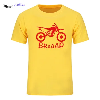 Sommeren Snavs Cykel T-Shirts Mand kortærmet T-shirt i kortærmet Herre Tees Bomuld O-Neck Tops Tee Europæiske størrelse