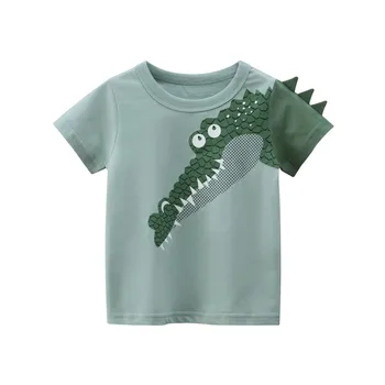 Yocute Børn T-shirt til Sommeren 2021 New Kids Tøj Bomuld Baby Drenge Tøj, Afslappet Stil Tegneserie Design Toddler Dreng T-shirt