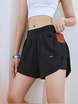 Sport shorts kvindelige quick-tørring anti-blænding casual shorts løs uden slid kører fitness yoga shorts tynd sektion