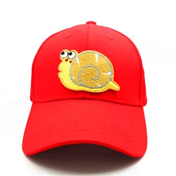 Sneglen dyr broderi bomuld Casquette Baseball Cap hip-hop cap Justerbar Snapback Hatte til børn, mænd, kvinder 264