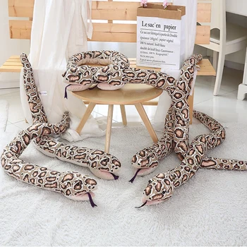 165 cm Simulering Plys Legetøj Fyldte Gigantiske Slange, Dyr hånddukke Plys Legetøj Børn til Stede Legetøj, som Børn Baby Fødselsdag Gave