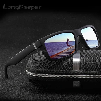LongKeeper Klassiske Polariserede Solbriller Mænd, Kvinder, Sport Kørsel Briller med Anti-UV Mandlige Brand Design Briller oculos masculino