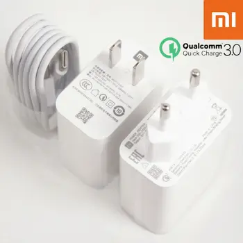 Original Xiaomi MDY-10-EL 27W hurtig oplader turbo charge EU QC 4.0 Adapter Til Mi9 9se 9T note 10 Redmi bemærk, 8T K20 K30 Pro